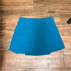 Lululemon pace rival skirt 6 tall Hawaiian blue